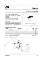 TDA1904 datasheet.datasheet_page 1