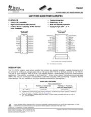 TPA1517NE Datenblatt PDF