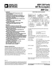 ADSP-2101BSZ-100 datasheet.datasheet_page 1