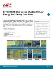 EFR32BG13P632F512GM48-C 数据手册
