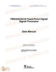 TMS320C6418GTS600 datasheet.datasheet_page 1