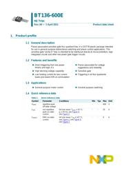 BT136-600E Datenblatt PDF