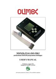 MSP430-JTAG-ISO-MK2 数据规格书 1