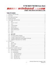 W78E058B-40PL datasheet.datasheet_page 1