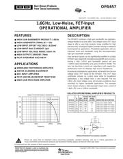 OPA657NB3K datasheet.datasheet_page 1