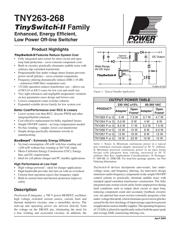 TNY265PN Datenblatt PDF