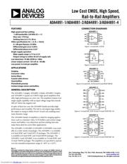 ADA4891-4 数据规格书 1