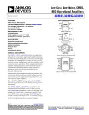 AD8692ARMZ-R7 Datenblatt PDF