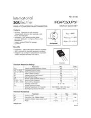 IRG4PC50UPBF datasheet.datasheet_page 1