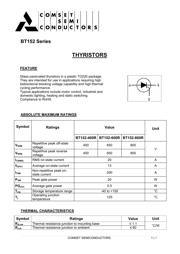 BT152-600R 数据规格书 1