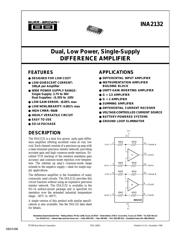 INA2132UA 数据规格书 1