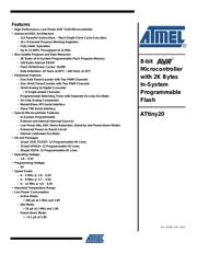 ATTINY20-SSU Datenblatt PDF