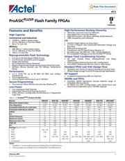 APA300-FGG256M datasheet.datasheet_page 1