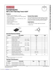 FGH50T65UPD datasheet.datasheet_page 1