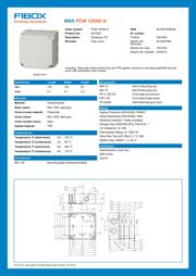 PCM 125/60 G 数据规格书 1