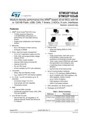 STM32F103C6T6ATR Datenblatt PDF