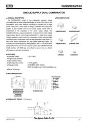 NJM2403D 数据规格书 1