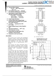 TLC274CN Datenblatt PDF