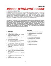 W681512RG datasheet.datasheet_page 2