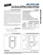 MAX3762EEP-T datasheet.datasheet_page 1