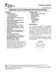 TLV3011AMDBVREP Datenblatt PDF