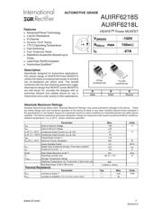 AUIRF6218STRL 数据规格书 1