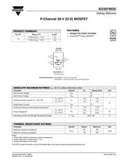 SI2307BDS-T1-E3 数据规格书 1
