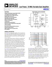 AD8338ACPZ-R7 数据手册