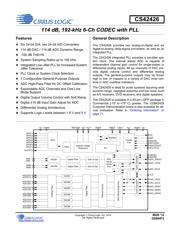 CS42426-CQZR datasheet.datasheet_page 1