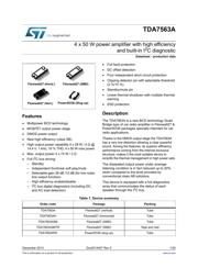 TDA7563ASM 数据规格书 1