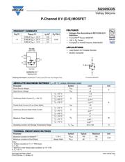 SI2305CDS-T1-GE3 数据手册