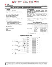 SN74LV4051ADGVR datasheet.datasheet_page 1