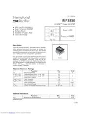 IRF5850TR datasheet.datasheet_page 1