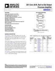 ADA4638-1ACPZ-R7 数据规格书 1