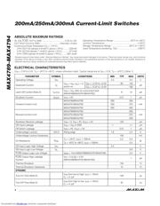 MAX4791 datasheet.datasheet_page 2