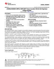 LM2594M-5.0/NOPB Datenblatt PDF