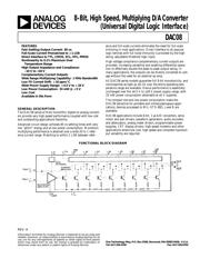 DAC-08RC/883 数据规格书 1
