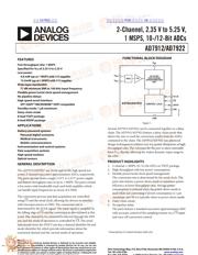 AD7912 datasheet.datasheet_page 1