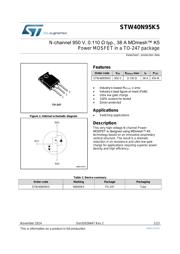 STW40N95K5 datasheet.datasheet_page 1