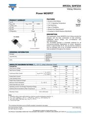 IRFZ34 Datenblatt PDF