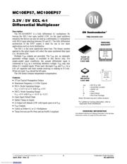 MC100EP57DTG datasheet.datasheet_page 1