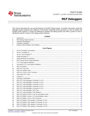 MSP-FET datasheet.datasheet_page 1