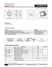 IRFHM9331TRPBF datasheet.datasheet_page 1