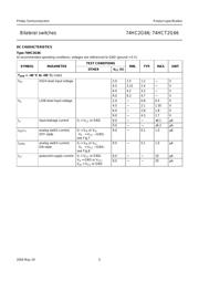 74HC2G66 datasheet.datasheet_page 5