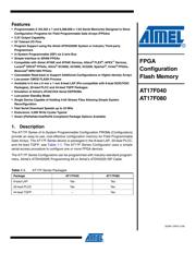 AT17F080-30CU datasheet.datasheet_page 1