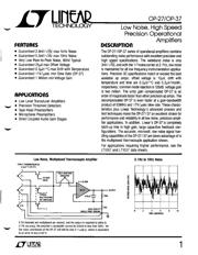 OP27G datasheet.datasheet_page 1