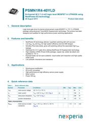 PSMN1R4-40YLDX datasheet.datasheet_page 1