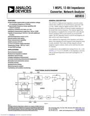 AD5933YRSZ-REEL7 Datenblatt PDF