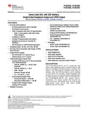 PCM2906CDBR Datenblatt PDF