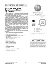MC100EP016 datasheet.datasheet_page 1